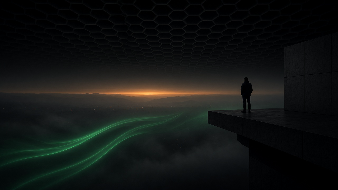 Illustration of financial freedom — a clear path toward the horizon